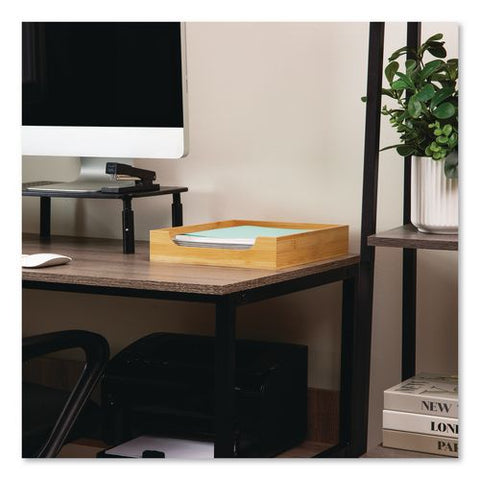Desk Tray, 1 Section, Letter Size Files, 10.25 X 12.5 X 2.25, Brown