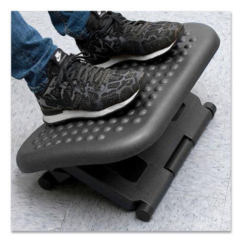 Comfy Footrest, 18w X 13.4d X 4.3h, Black