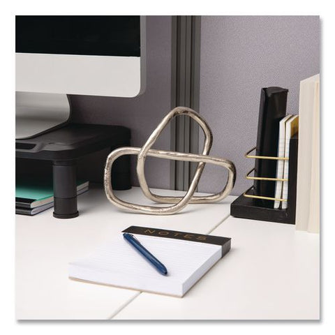 Geometric Infinity Sculpture, 3 X 8 X 6.25, Gold