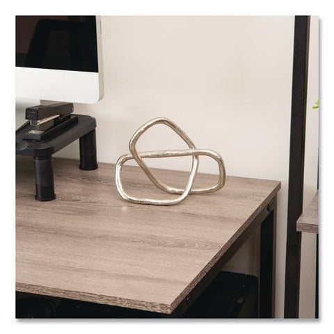 Geometric Infinity Sculpture, 3 X 8 X 6.25, Gold