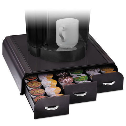 Anchor 36 Capacity Coffee Pod Drawer, 13.46 X 12.87 X 2.72, Black