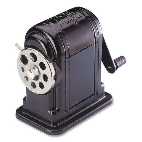 Ranger 55 Classroom Manual Pencil Sharpener, Manually-powered, 3.25 X 6 X 5.5, Black, 6/carton