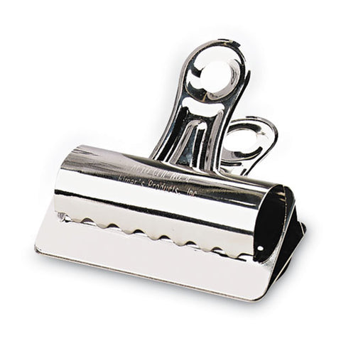 Bulldog Clips, Jumbo, Nickel, 12/box