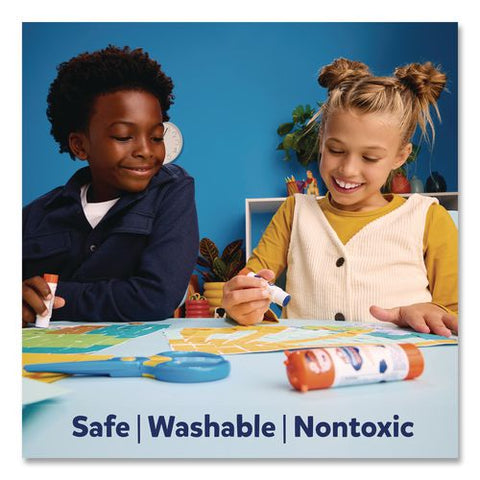 Bloostick Buddies Washable Removable Glue Sticks, 0.21 Oz, Dries Clear, 48/box