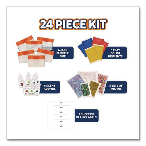 Color Wheel Slime Kit, Ages 6 And Up, 24 Pieces