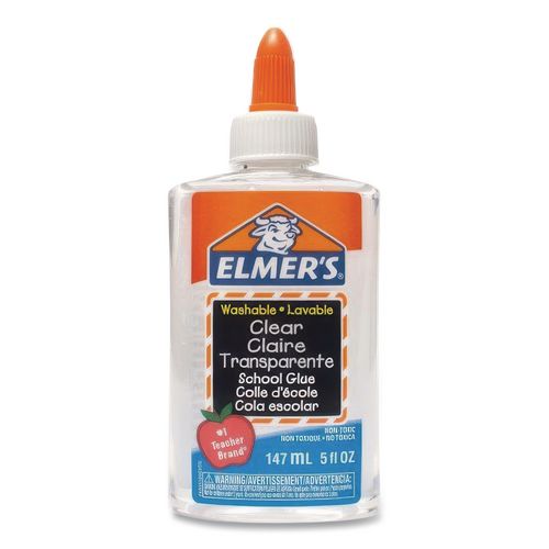 Washable Clear School Glue, 5 Oz, Dries Clear