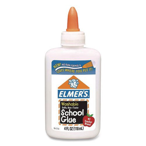School Glue, 4 Oz, Dries Clear