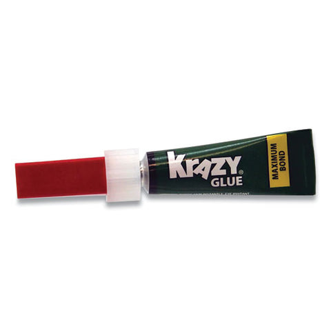 Maximum Bond Krazy Glue, Precision Tip, 0.14 Oz, Dries Clear