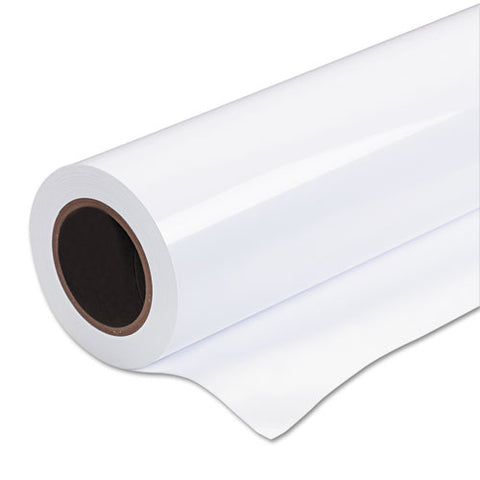 Premium Glossy Photo Paper Roll, 2" Core, 7 Mil, 24" X 100 Ft, Glossy White