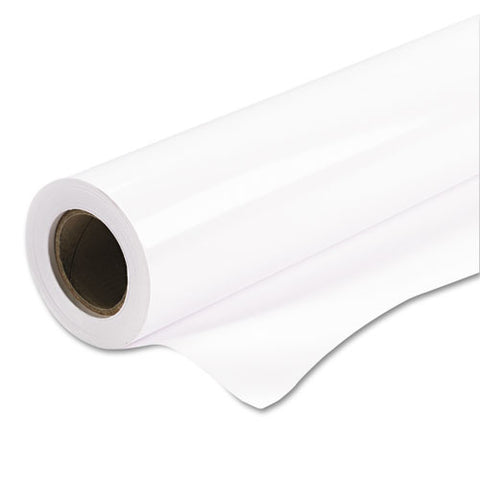 Premium Glossy Photo Paper Roll, 10 Mil, 44" X 100 Ft, Glossy White