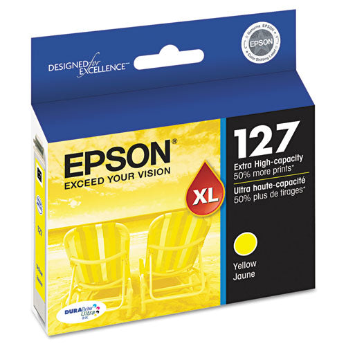 T127420-s (127) Durabrite Ultra Extra High-yield Ink, Yellow
