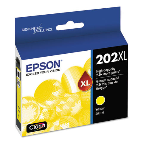 T202xl420-s (202xl) Claria High-yield Ink, 470 Page-yield, Yellow