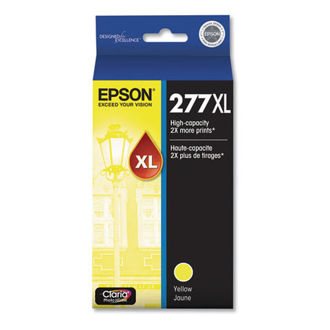 T277xl420-s (277xl) Claria High-yield Ink, 740 Page-yield, Yellow