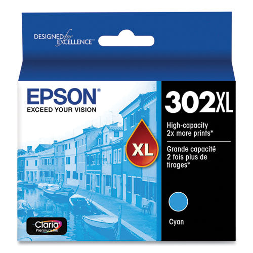 T302xl220-s (t302xl) Claria High-yield Ink, Cyan