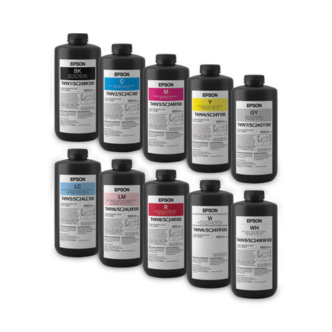 T49v410 (t49v) Ultrachrome Uv Ink, 1,000 Ml, Yellow