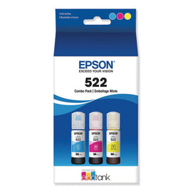 T522520-s (t522) Ultra High-capacity Ink, Cyan/magenta/yellow, 3/pack