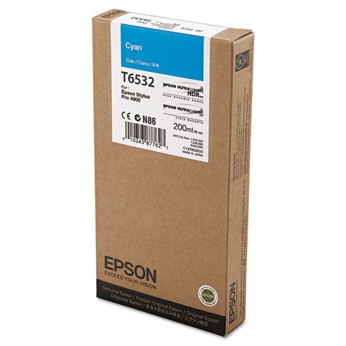 T653200 Ultrachrome Hdr Ink, Cyan