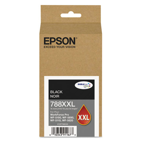 T788xxl120 (788xxl) Durabrite Ultra Xl Pro High-yield Ink, Black
