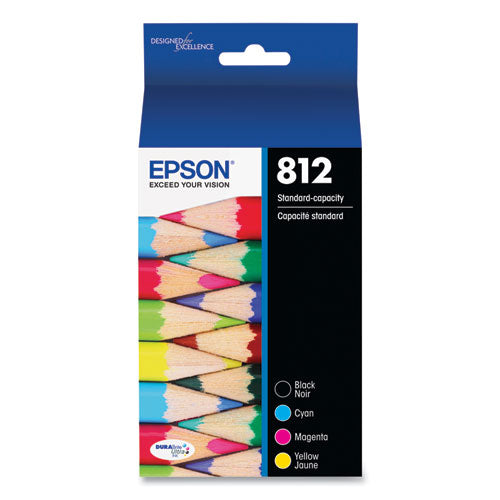 T812120-bcs (t812) Durabrite Ultra Ink, 350/300 Page-yield, Black/cyan/magenta/yellow