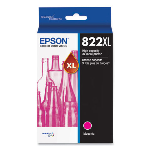T822xl320-s (t822xl) Durabrite Ultra High-yield Ink, 1,100 Page-yield, Magenta