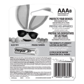 Max Alkaline Aaa Batteries, 1.5 V, 8/pack