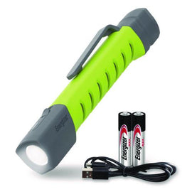Pro Series Inspection Light, Rechargeable Lithium Ion/2 Aaa Batteries (included), Gray/green