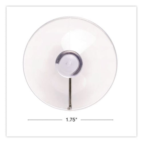 Suction Cup Hooks, Metal Silver Hook, 25/pack