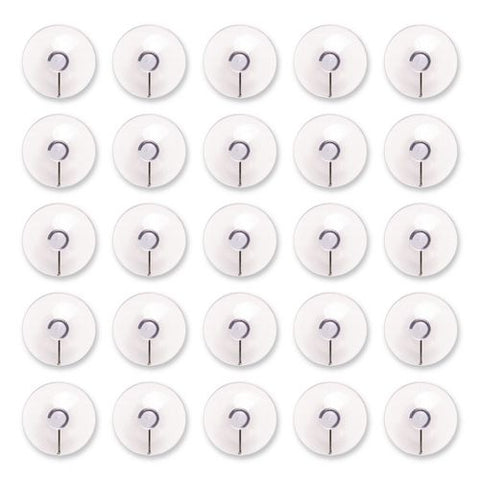 Suction Cup Hooks, Metal Silver Hook, 25/pack