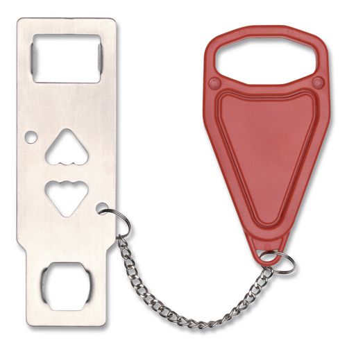 Hotel Door Lock, Red/silver