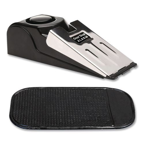 Hotel Doorstop Alarm, Wedge, Black/silver