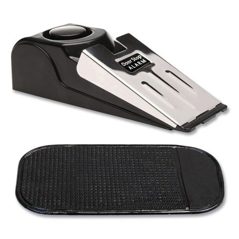Hotel Doorstop Alarm, Wedge, Black/silver