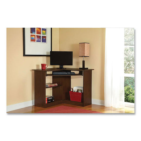 Corner Desk, 35.38" X 35.38" X 28.88", Resort Cherry