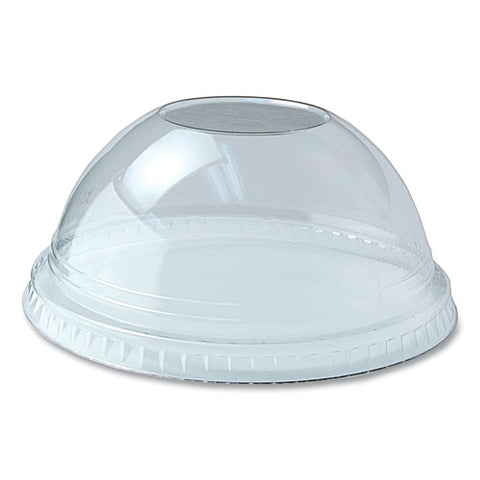 Kal-clear/nexclear Drink Cup Lids, Dome Lid With 1" Hole, Fits 5 Oz To 24 Oz Cups, Clear, 1,000/carton