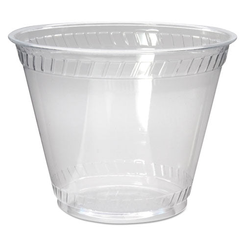 Greenware Cold Drink Cups, Old Fashioned, 9 Oz, Clear, 50/sleeve, 20 Sleeves/carton