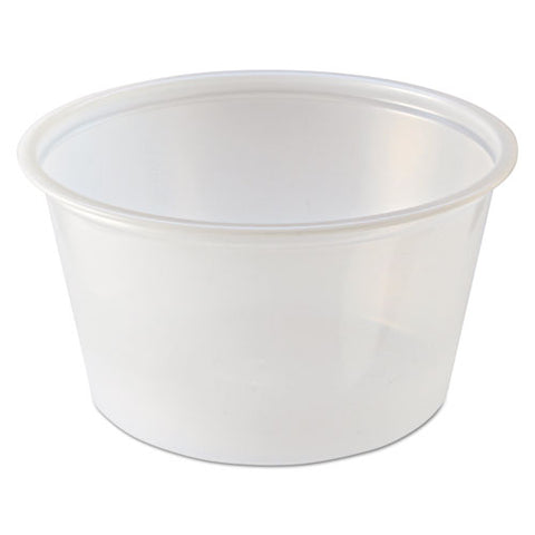 Portion Cups, 2 Oz, Clear, 250/sleeve, 10 Sleeves/carton