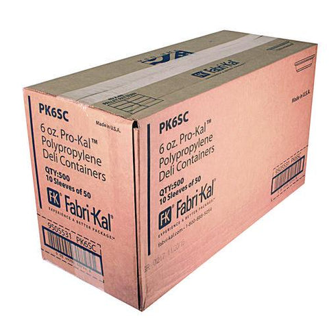Microwavable Deli Containers, 6 Oz, 4.6" Diameter X 1.3" H, Clear, Plastic, 500/carton