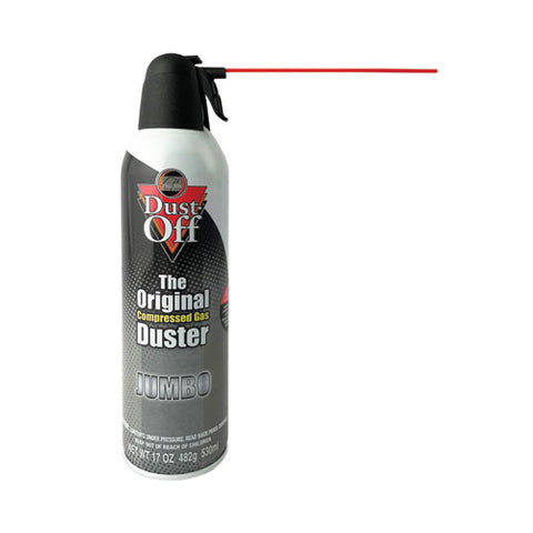 Disposable Compressed Air Duster, 17 Oz Can