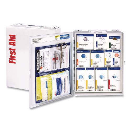 Smartcompliance Food Service First Aid Kit For 25 People, 137 Pieces