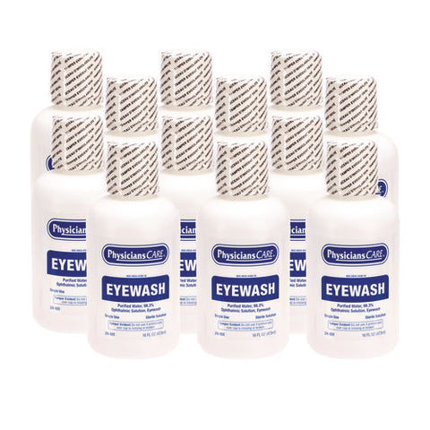 Eye Wash, 16 Oz Bottle, 12/carton