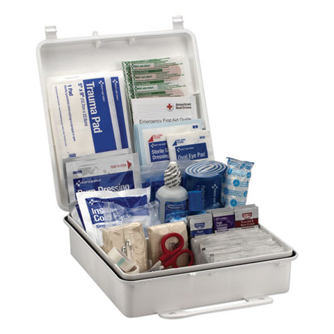 Bulk First Aid Kit For 50 People, 199 Pieces, Plastic Case