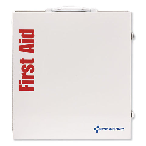 Industrial First Aid Kit, 100 People, 676 Pieces, Metal Case