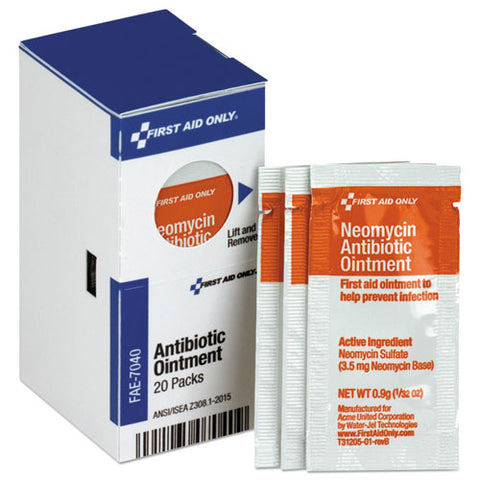 Refill For Smartcompliance General Cabinet, Antibiotic Ointment, 0.9g Packet, 20/box