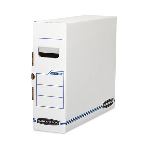 X-ray Storage Boxes, 5" X 18.75" X 14.88", White/blue, 6/carton