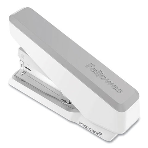 Lx870 Easypress Stapler With Antimicrobial Protection, 40-sheet Capacity, Gray/white