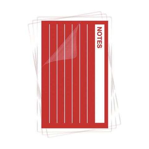 Laminating Pouches, 5 Mil, 5.5" X 3.5", Gloss Clear, 100/pack