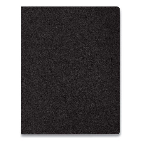 Executive Leather-like Presentation Cover, Black, 11 X 8.5, Unpunched, 200/pack