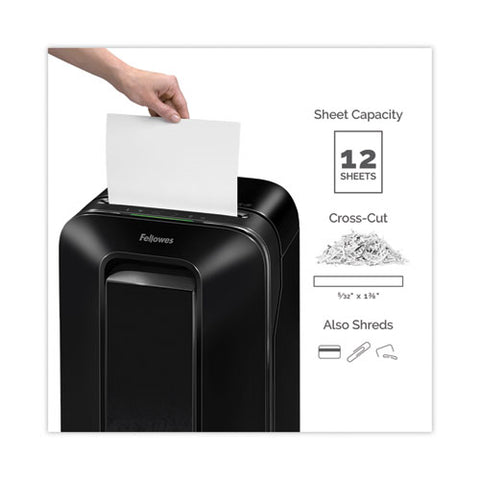 Powershred Lx170 Cross-cut Shredder, 12 Manual Sheet Capacity