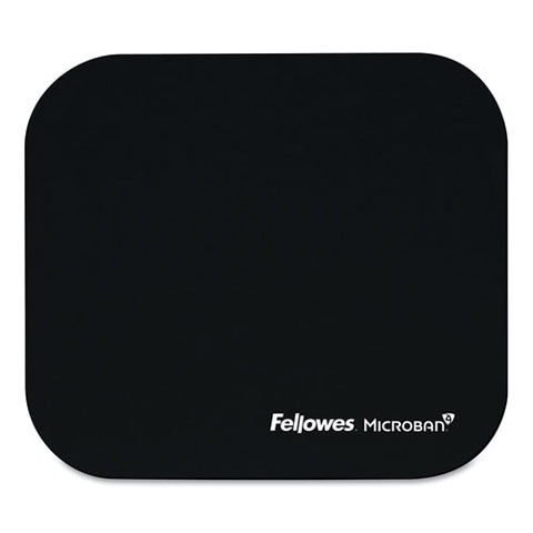 Mouse Pad With Microban Protection, 9 X 8, Black