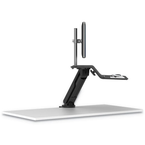 Lotus Rt Sit-stand Workstation, 48" X 30" X 42.2" To 49.2", Black