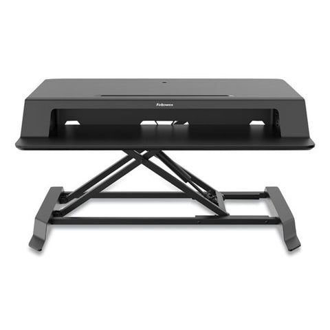 Lotus Lt Sit-stand Workstation, 34.38" X 28.38" X 7.62", Black